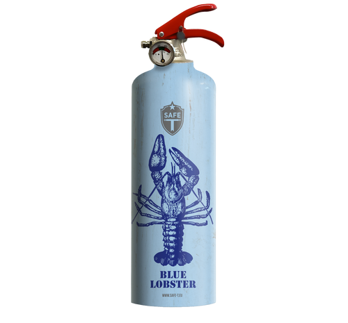 Design fire extinguisher BLUE LOBSTER